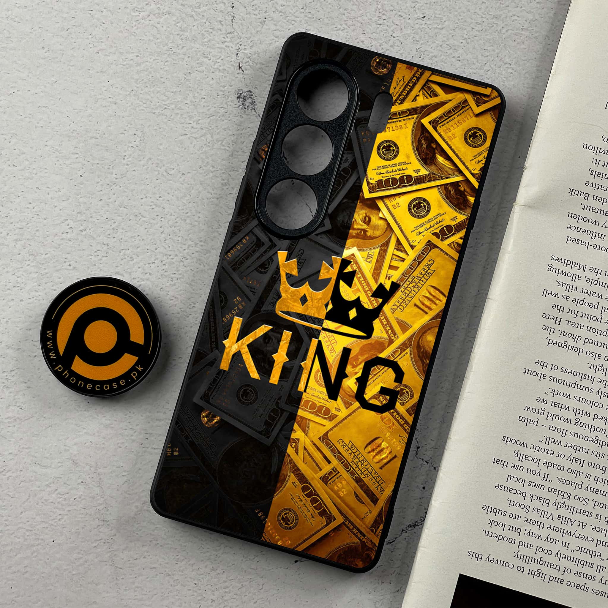 Tecno Camon 40 Pro - King 2.0 Series - Premium Metal Printed Soft Bumper Shockproof Case