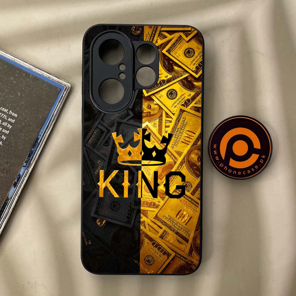 Vivo X200 FE - King 2.0 Series - Premium Metal Printed soft Bumper Shock Proof Case