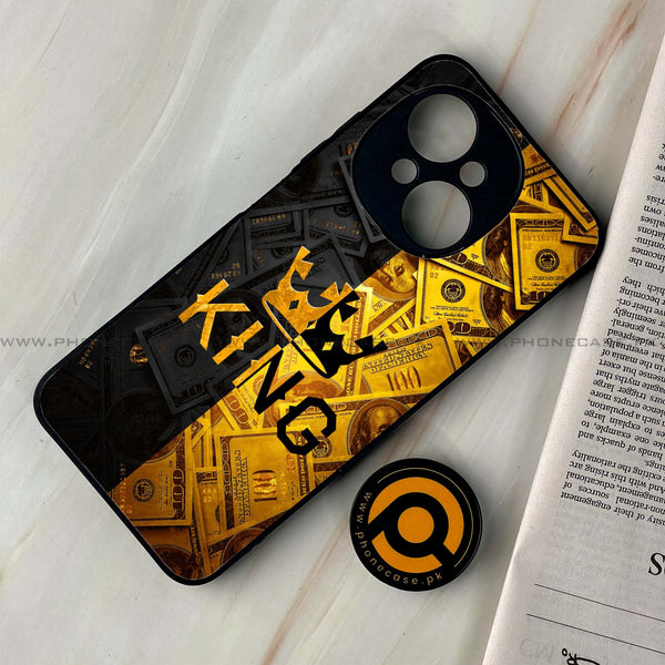 Tecno Spark Go 1 - King 2.0 Design 9- Premium Printed Glass soft Bumper shock Proof Case CS-49714