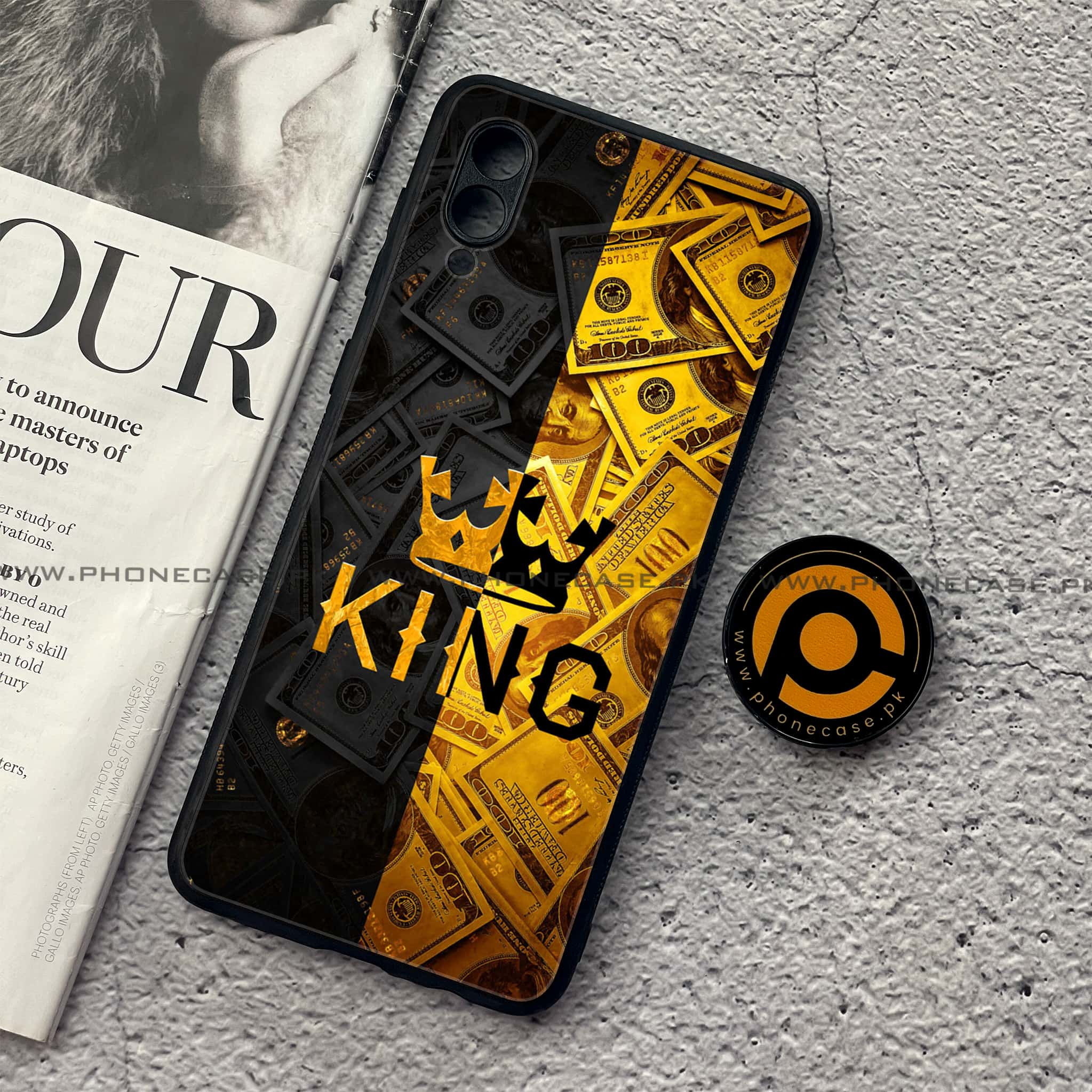 Samsung Galaxy A02 - King 2.0 Series - Premium Printed Metal soft Bumper shock Proof Case