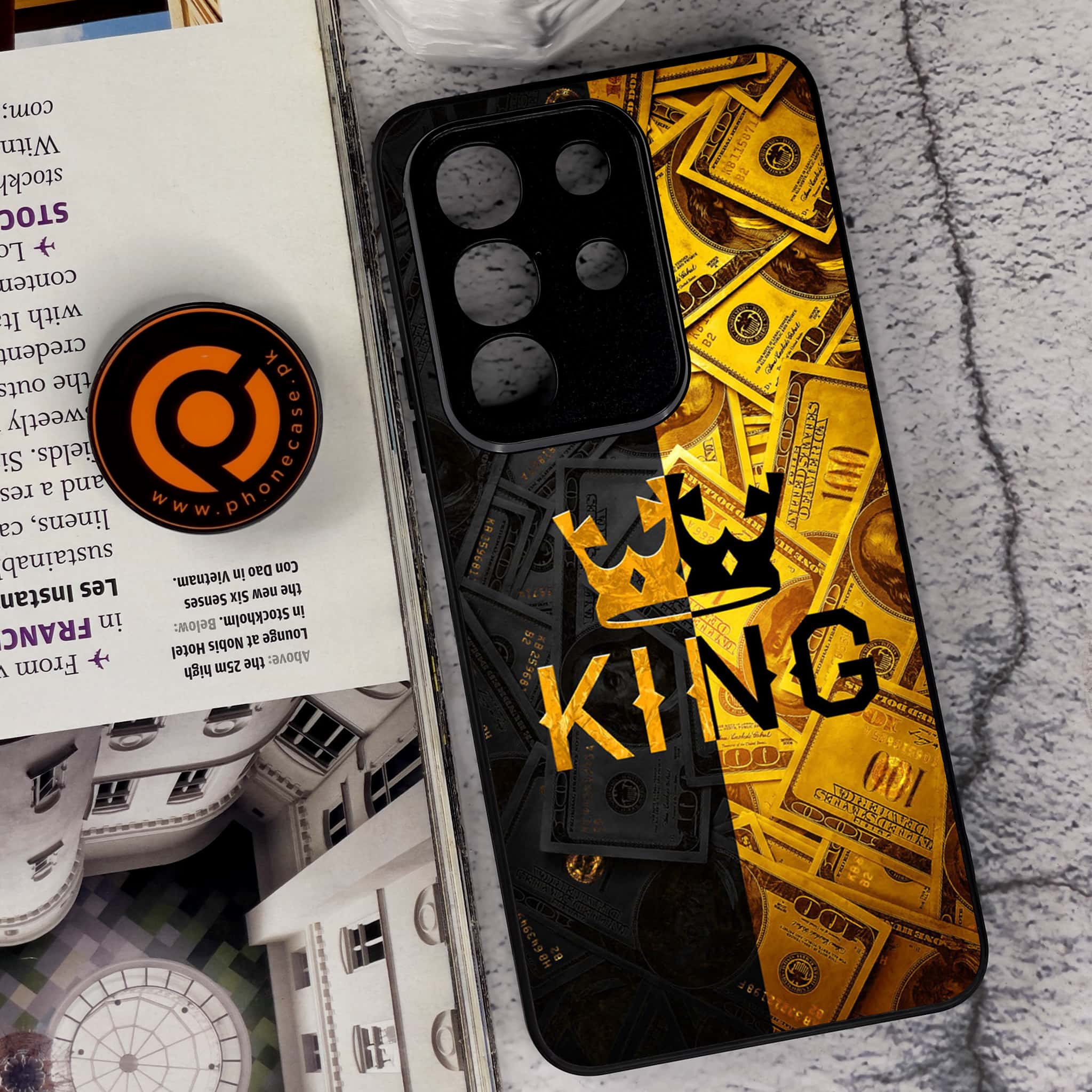 Vivo Y29 4G - King 2.0 Series - Premium Metal Printed soft Bumper Shock Proof Case