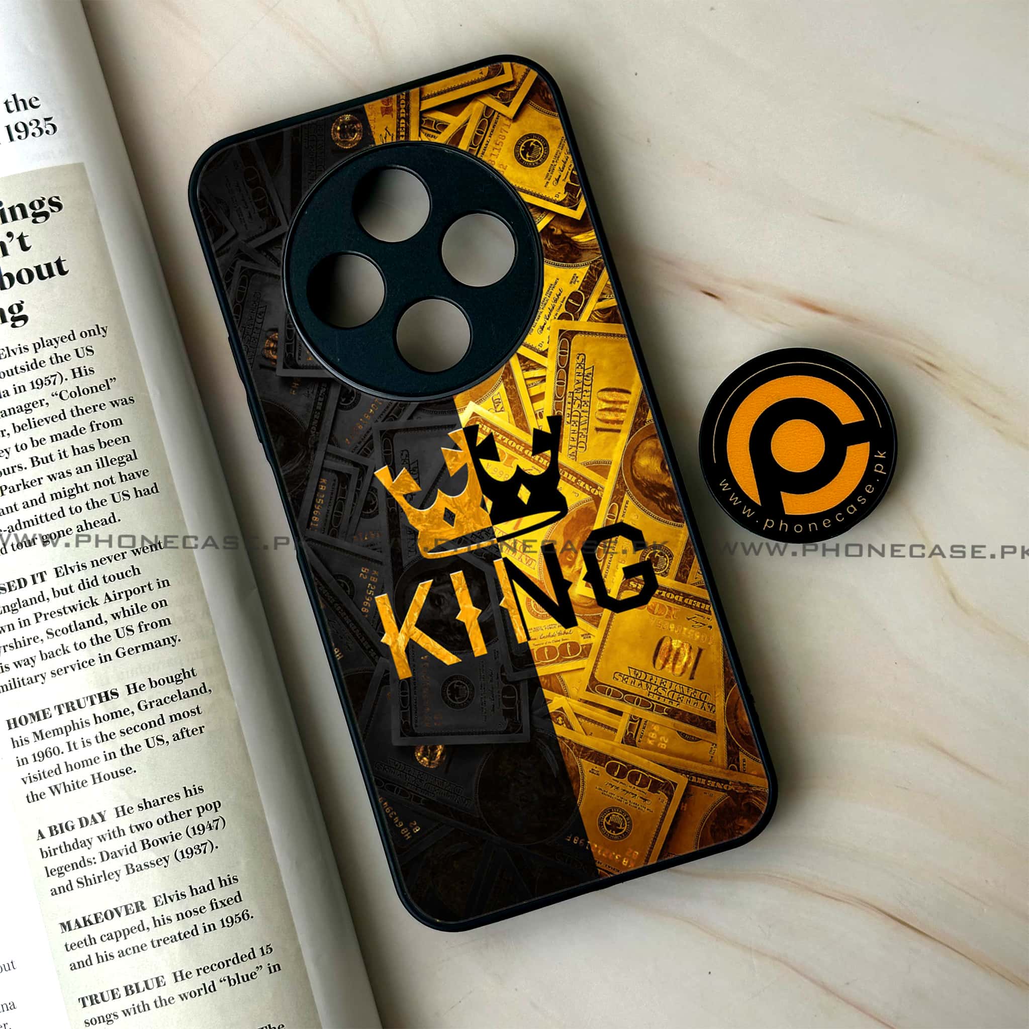 Oppo F27 Pro - King 2.0 Series - Premium Metal Printed soft Bumper Shock Proof Case