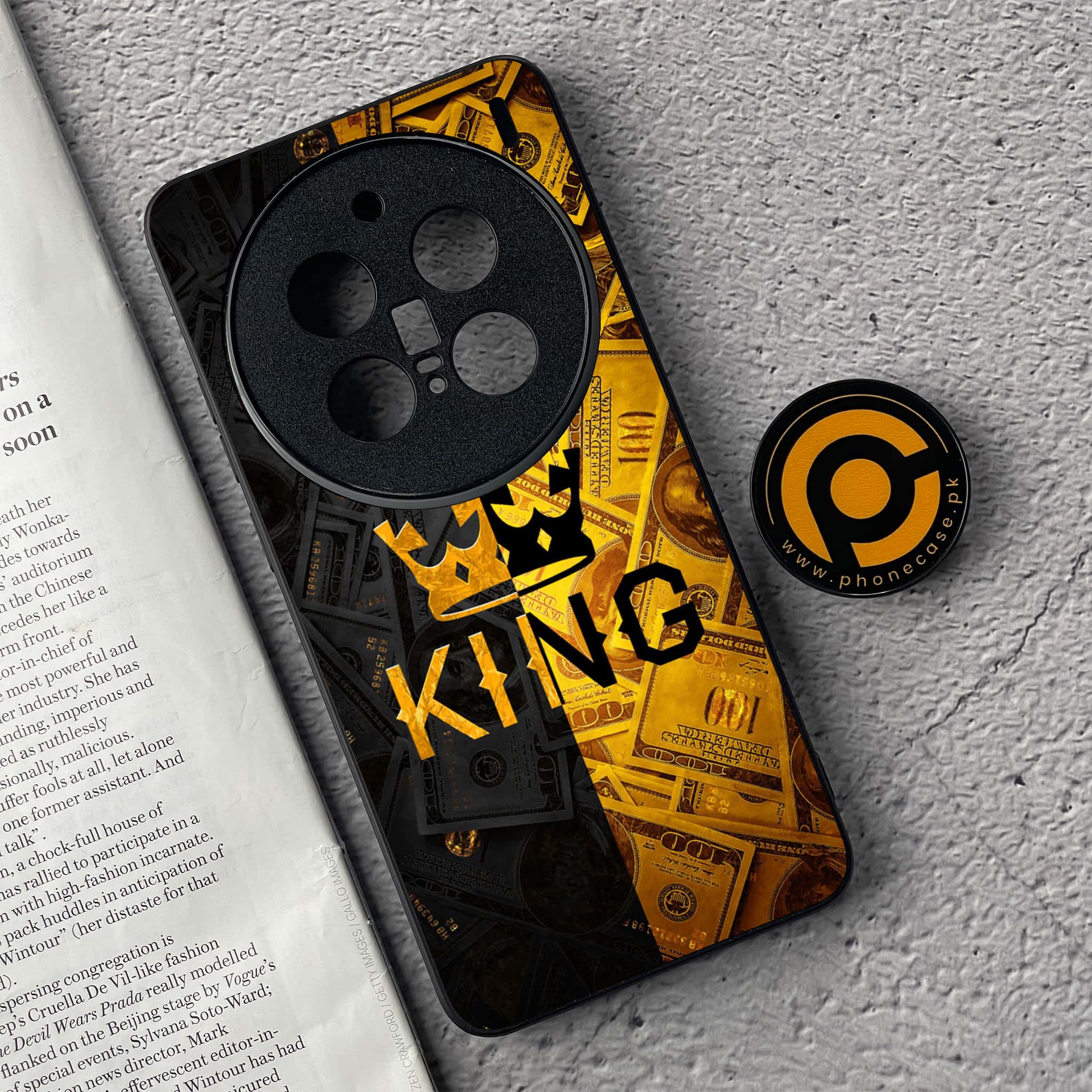 Vivo X200 Pro - King 2.0 Series - Premium Metal  Printed soft Bumper shock Proof Case