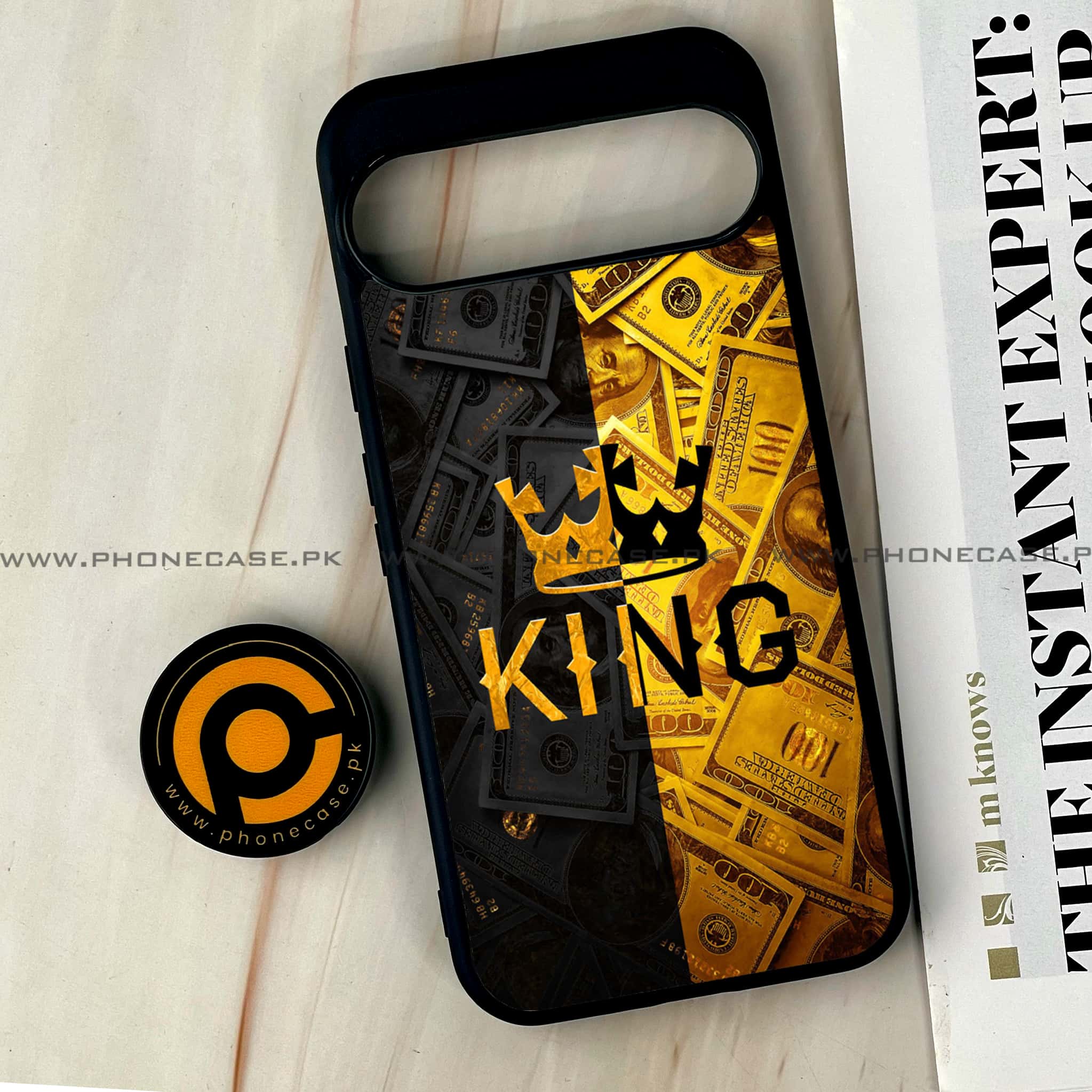 Google Pixel 9 Pro XL - King 2.0 Series - Premium Metal Printed soft Bumper Shock Proof Case