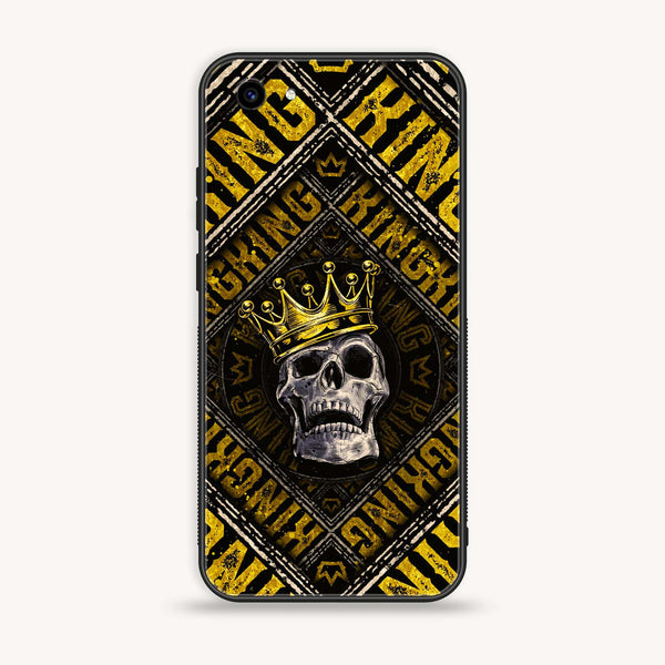Vivo Y83 - King Skull Golden - Premium Printed Glass Case