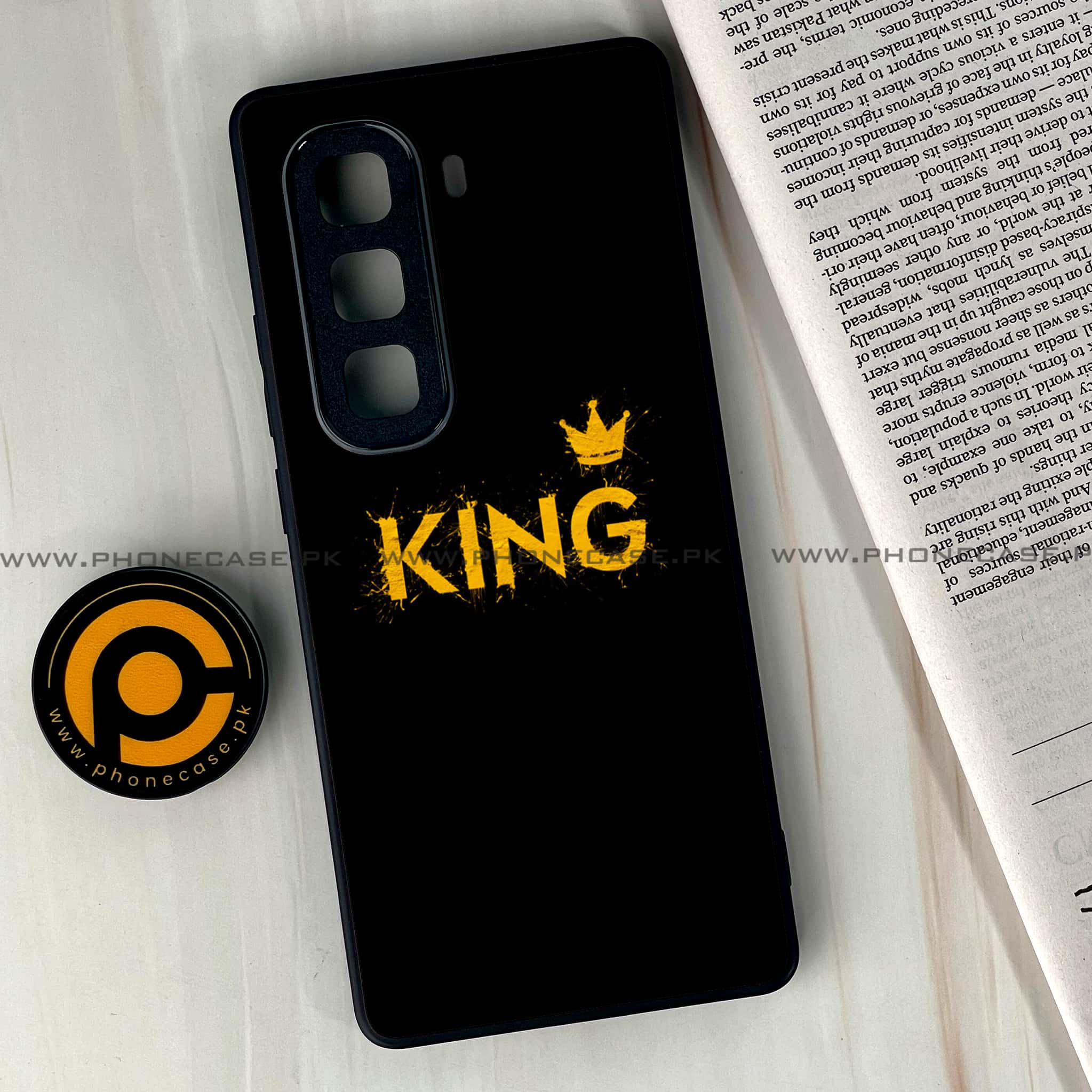 King 2.0 Series - HQ Ultra Shine Premium Metal Phone Case All Models