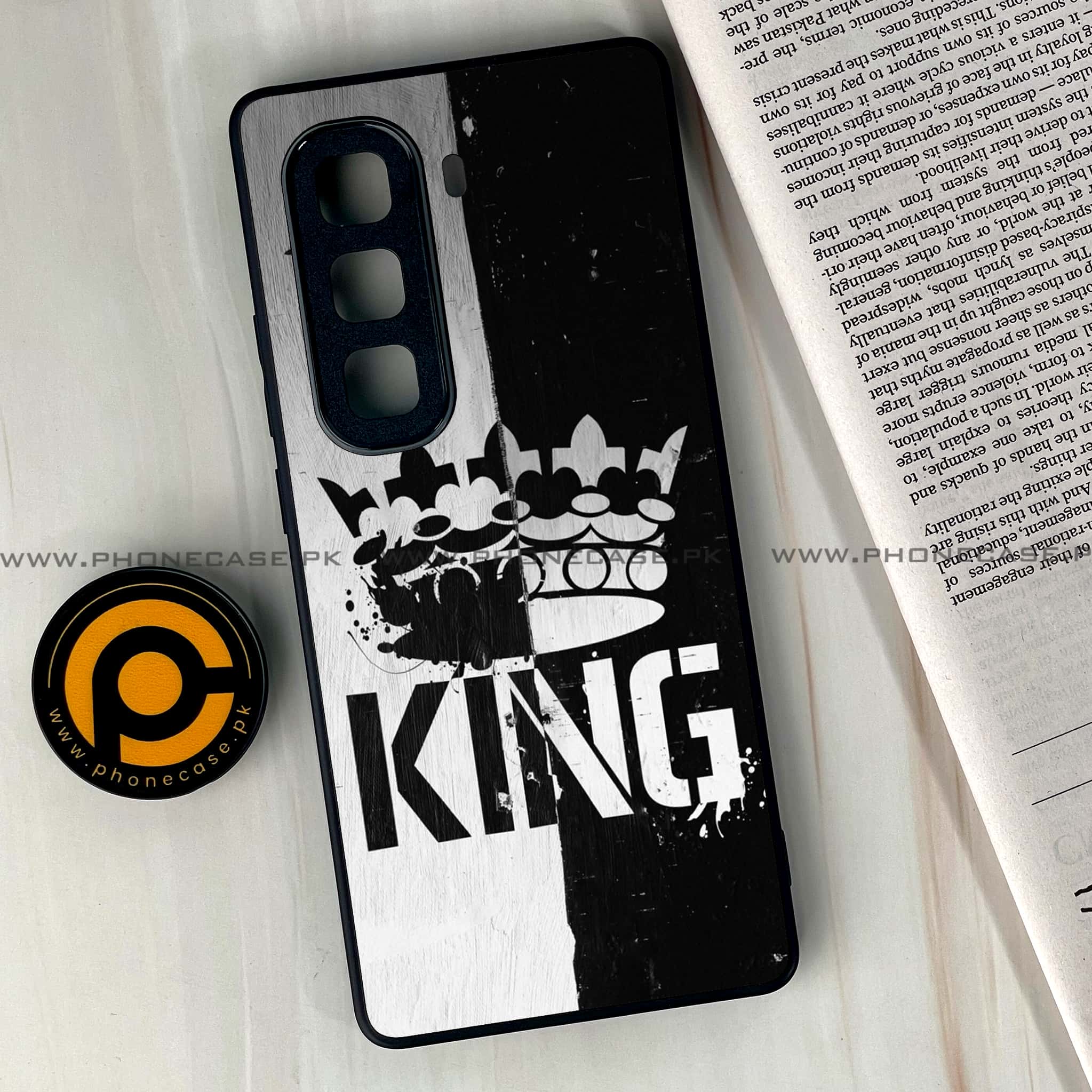 King 2.0 Series - HQ Ultra Shine Premium Metal Phone Case All Models