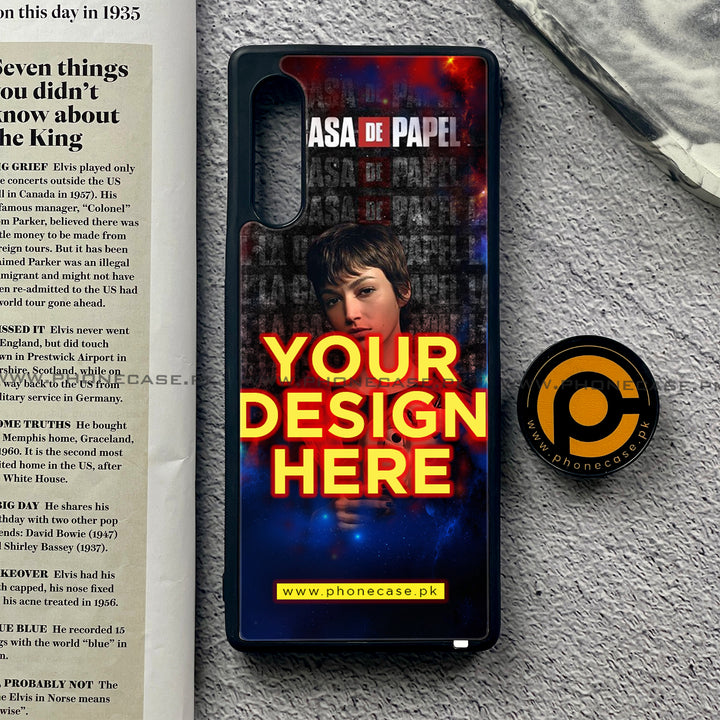 LG G9 - Customize your own - Premium Metal Printed soft Bumper shock Proof Case