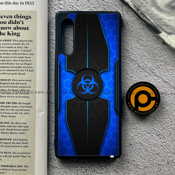 LG G9 / LG velvet  - Biohazard Sign Design 1  - Premium Metal Printed soft Bumper shock Proof Case  CS-38864 CS-42576