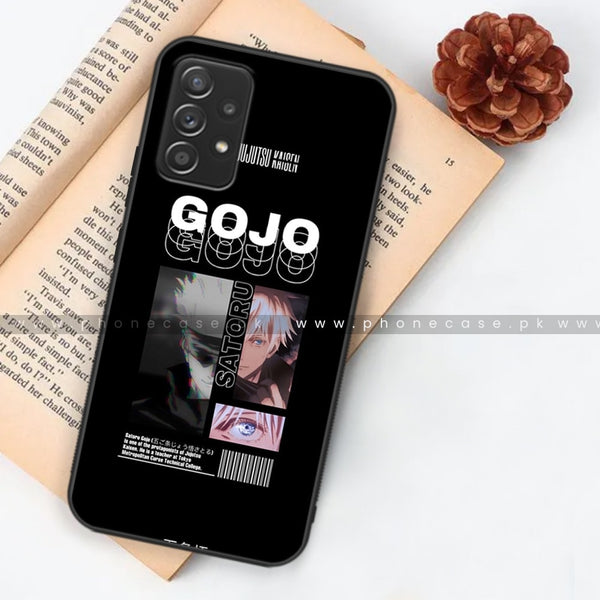 Anime Gojo Design Premium Glass Phone Case All Models
