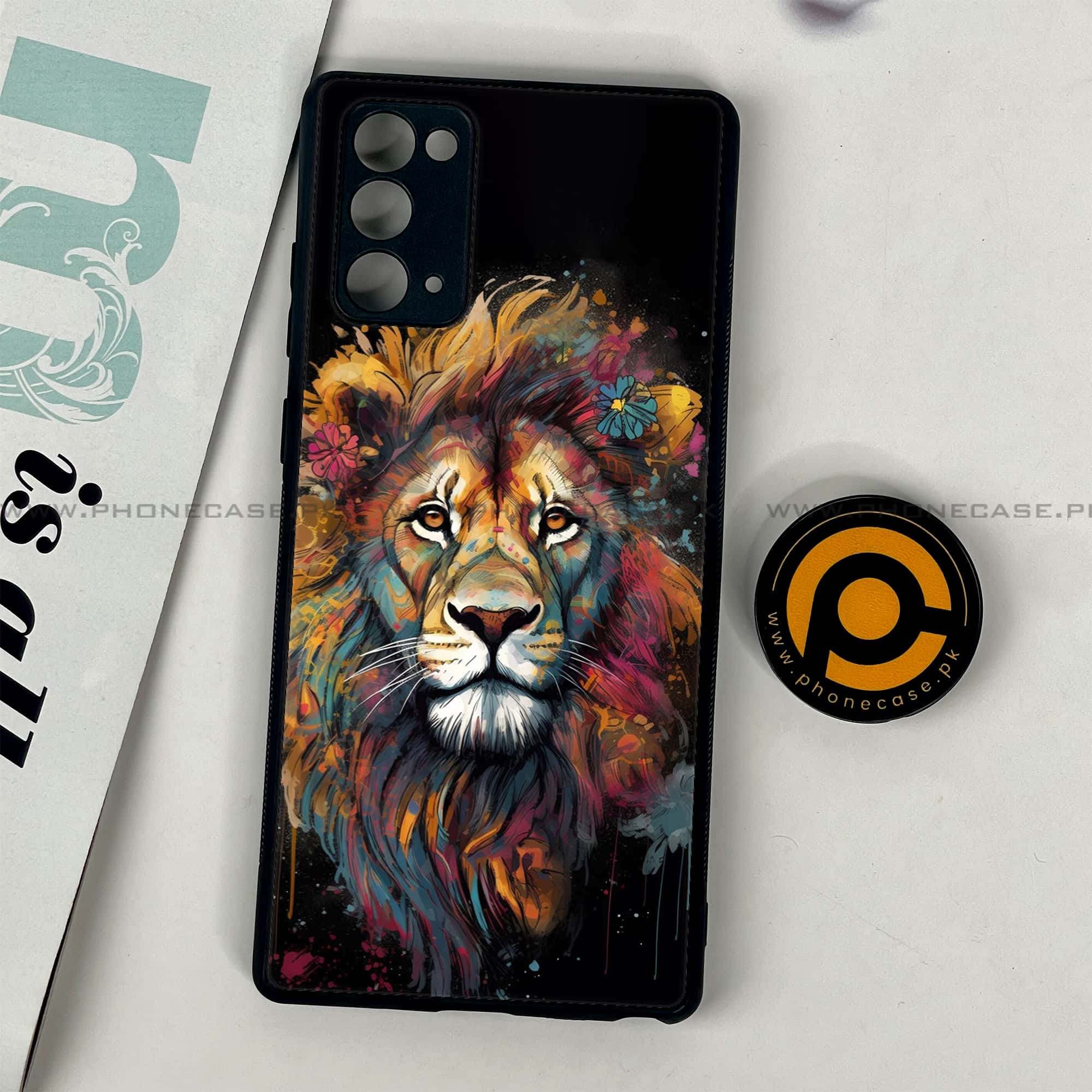 Samsung Galaxy Note 20 - Tiger 2.0 Series - Premium Printed Glass soft Bumper shock Proof Case