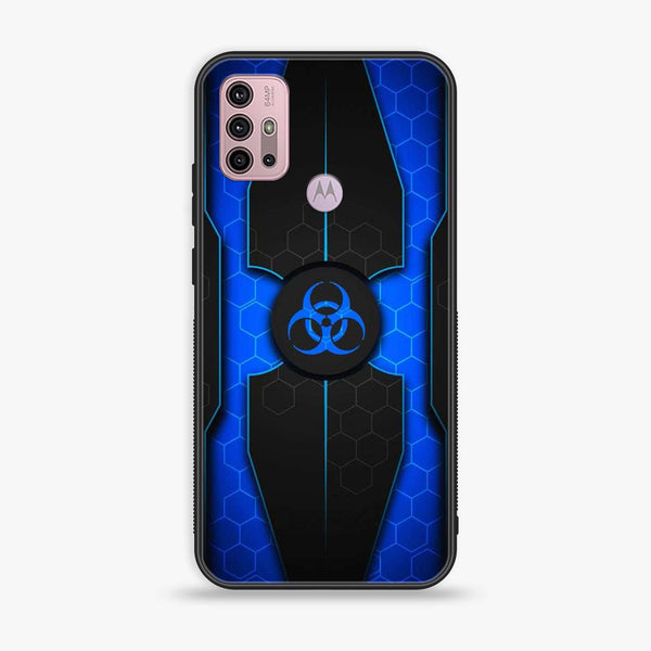 Motorola Moto G20 - Biohazard Sign Series - Premium Printed Glass soft Bumper shock Proof Case