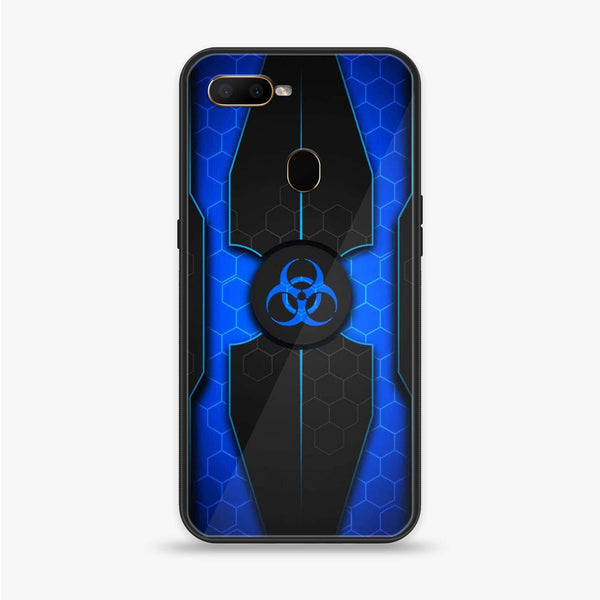 OPPO F9 Pro - Biohazard Sign Series - Premium Printed Glass soft Bumper shock Proof Case