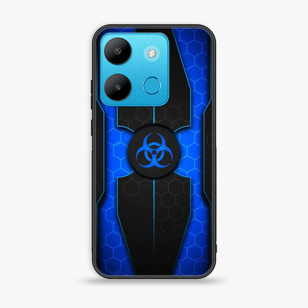 Infinix smart 7 / 7 HD - Biohazard Sign Design 1 - Premium Printed Glass soft Bumper shock Proof Case CS-17520