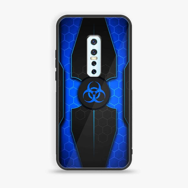 VIVO V17 PRO - Biohazard Sign Series - Premium Printed Glass soft Bumper shock Proof Case