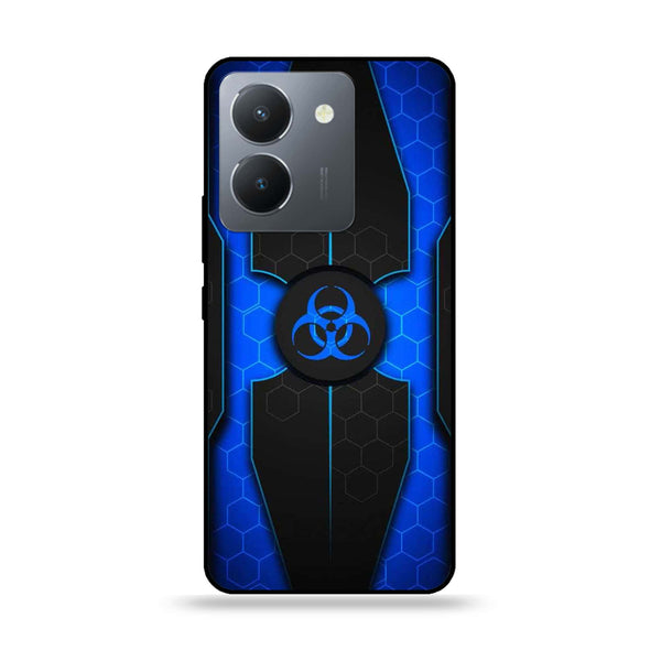 Vivo Y36 - Biohazard Sign Design 1 - Premium Printed Glass soft Bumper shock Proof Case CS-16520 CS-36676