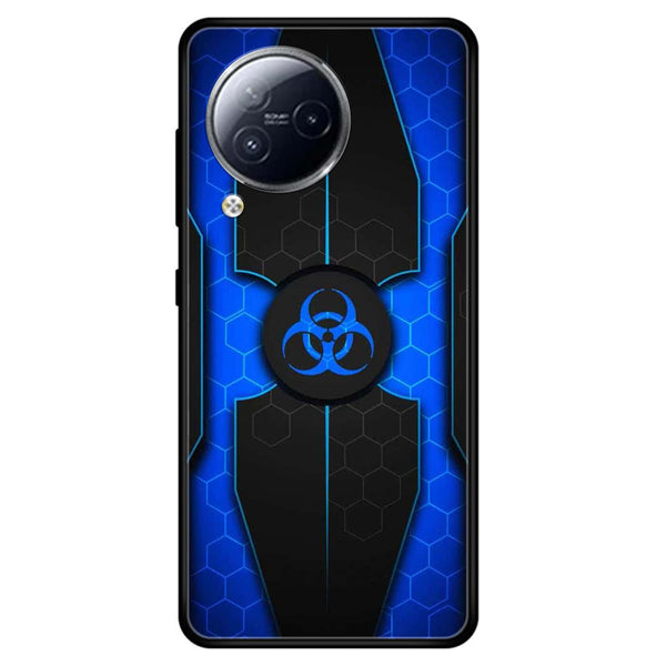 XIAOMI CIVI 3 - Biohazard Sign Series - Premium Printed Glass soft Bumper shock Proof Case