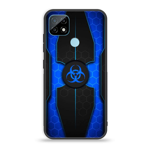 Realme C21 Biohazard Sign Design 1 Premium Printed Glass soft Bumper shock Proof Case CS-17933