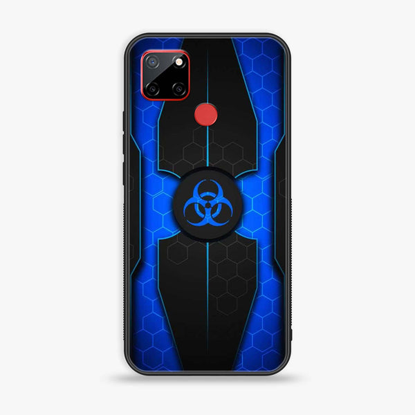 Realme C12 Biohazard Sign Design 1  Premium Printed Glass soft Bumper shock Proof Case CS-37938