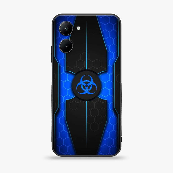 Realme C33 - Biohazard Sign Series - Premium Printed Glass soft Bumper shock Proof Case