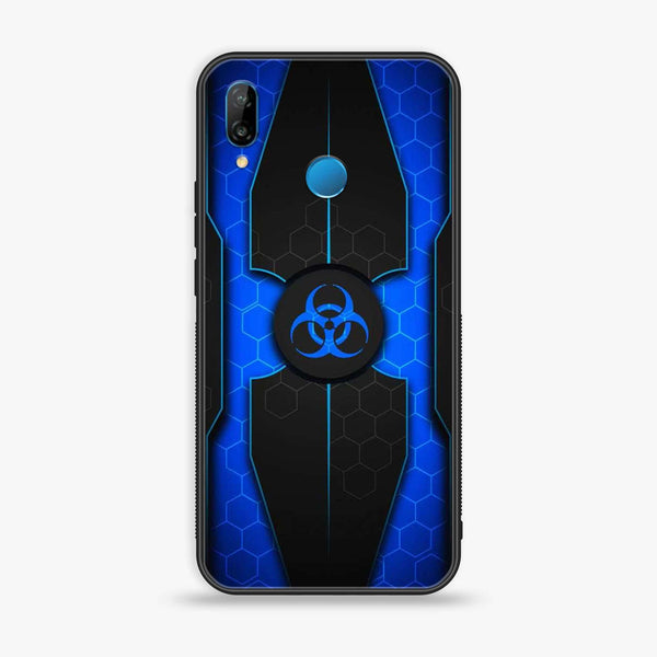 Huawei Nova 3i - Biohazard Sign Design 1- Premium Printed Glass soft Bumper shock Proof Case CS-11198