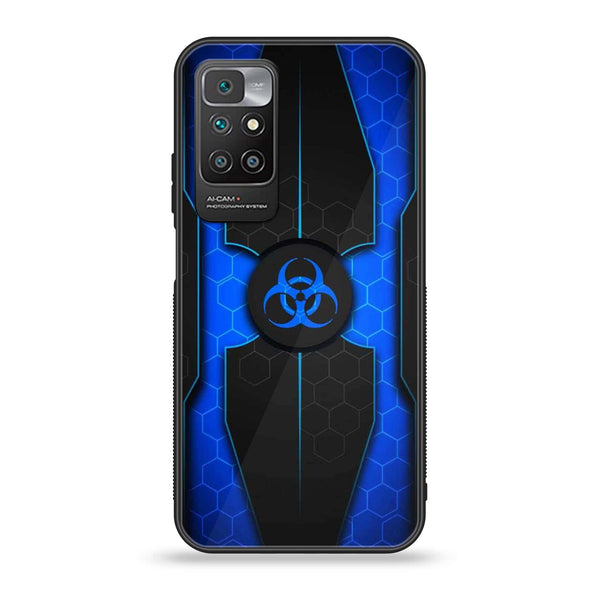 Redmi 10 Prime - Biohazard Sign Series - Premium Printed Glass soft Bumper shock Proof Case