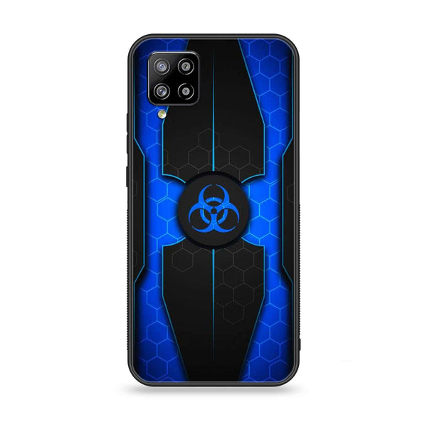 Samsung Galaxy A42 5G - Biohazard Sign Design 1  - Premium Metal  Printed soft Bumper shock Proof Case CS-26830