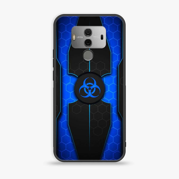 Huawei Mate 10 - Biohazard Sign Series - Premium Printed Glass soft Bumper shock Proof Case
