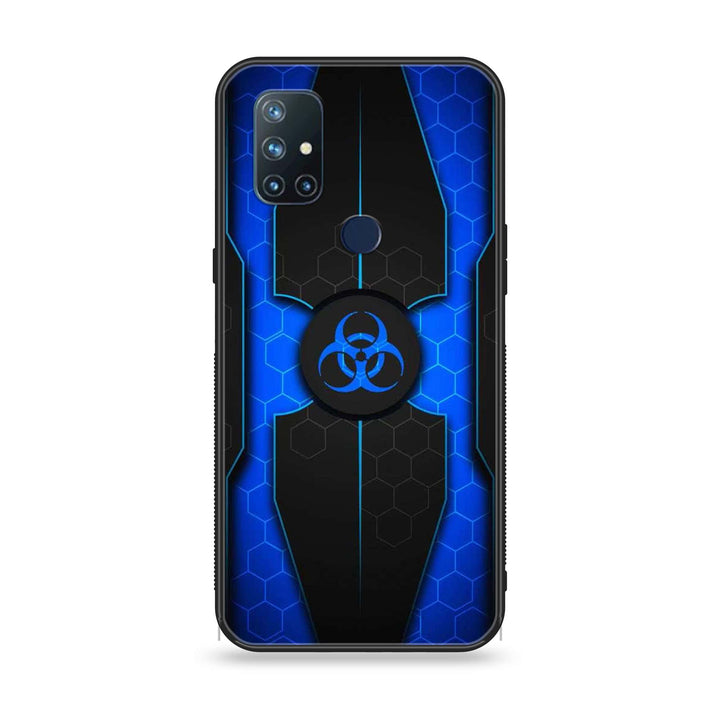 OnePlus Nord N10 - Biohazard Sign Design 1- Premium Metal Printed soft Bumper Shock Proof Case CS-46936