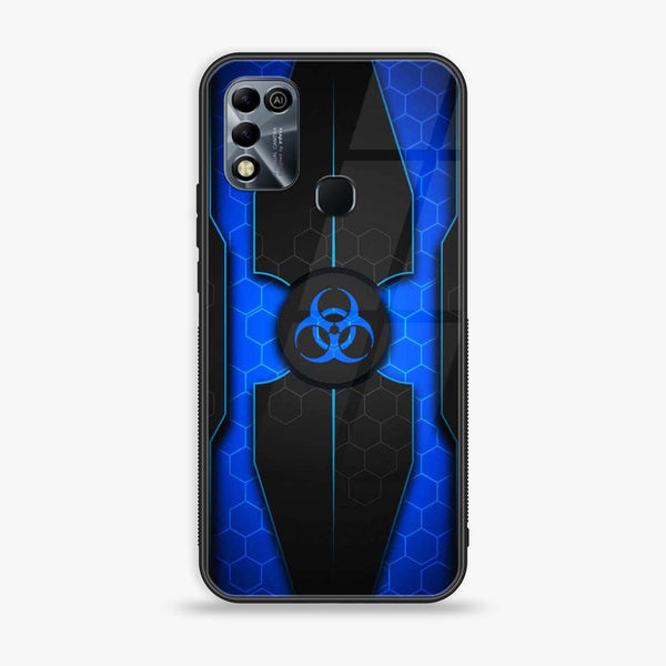 Infinix Hot 11 Play  / Hot 10 Play - Biohazard Sign Design 1 - Premium Metal Printed soft Bumper shock Proof Case CS-36977