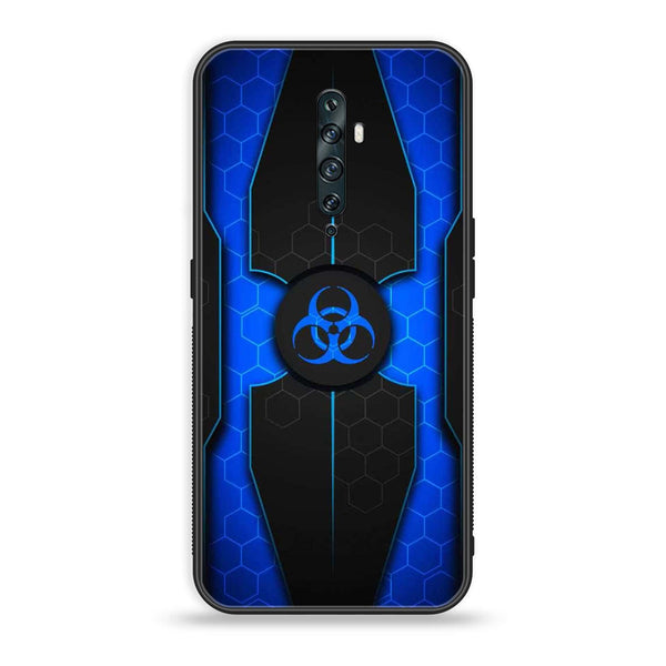 OPPO Reno 2f/ 2z - Biohazard Sign Design 1 - Premium Printed Glass soft Bumper shock Proof Case CS-14939