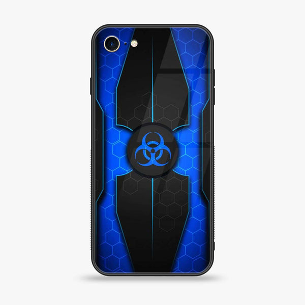 iPhone SE 2022 - Biohazard Sign Series - Premium Printed Glass soft Bumper shock Proof Case