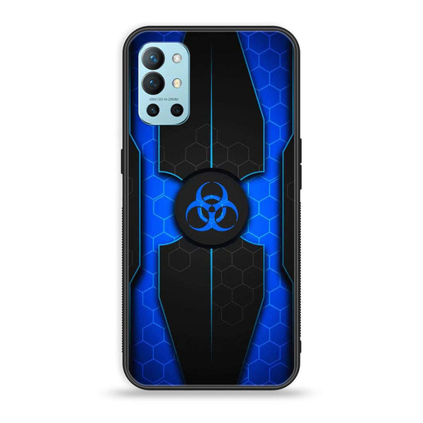 OnePlus 9R - Biohazard Sign Design 1 - Premium Metal Printed soft Bumper Shock Proof Case CS-38374
