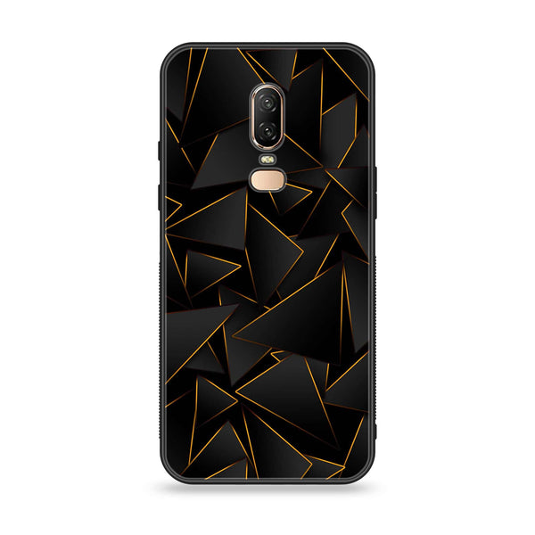 OnePlus 6 - 3D Design 4 - Premium Printed Glass soft Bumper shock Proof Case CS-10704