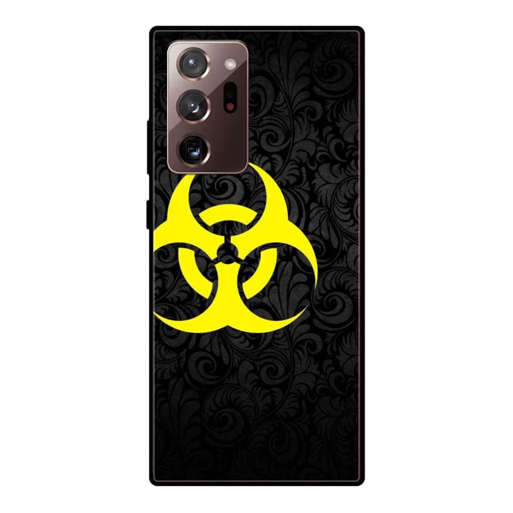Galaxy Note 20 Ultra - Biohazard Sign Series - Premium Printed Glass soft Bumper shock Proof Case