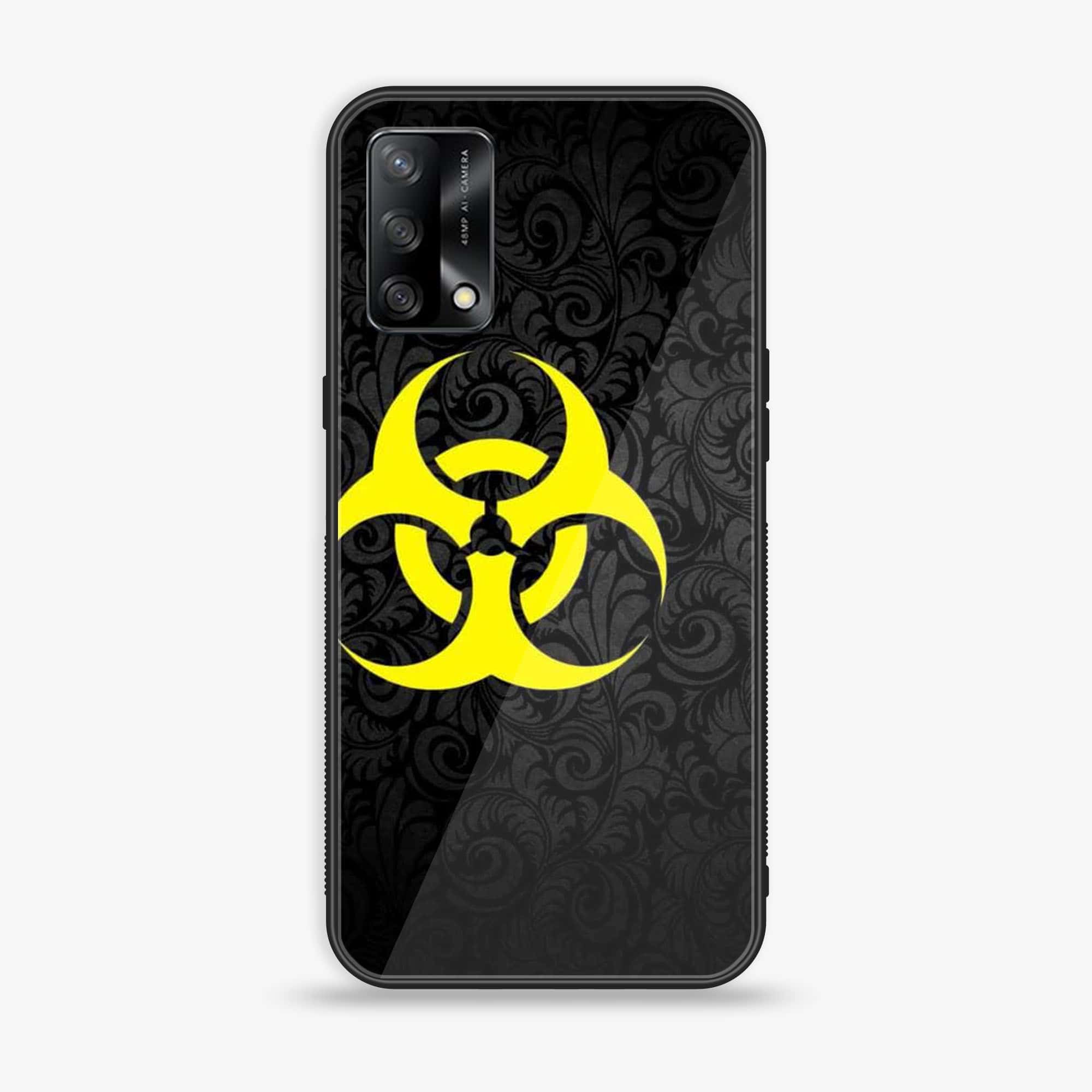 Oppo F19s - Biohazard Sign Series - Premium Metal Printed soft Bumper shock Proof Case