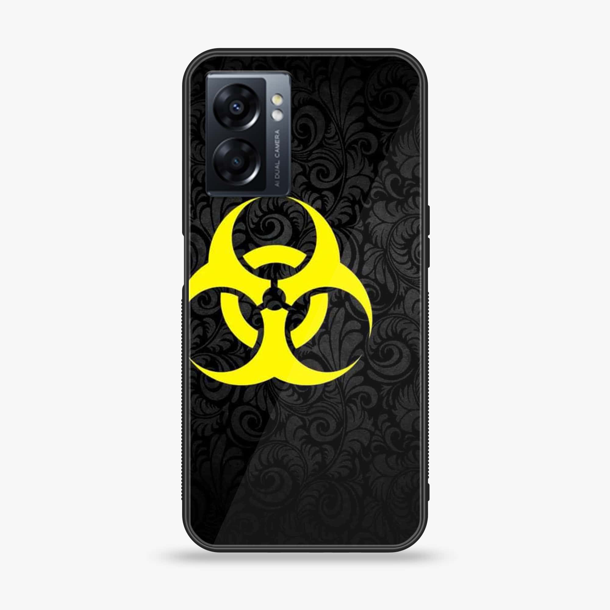 Oppo A77 4G - Biohazard Sign Series - Premium Metal Printed soft Bumper shock Proof Case