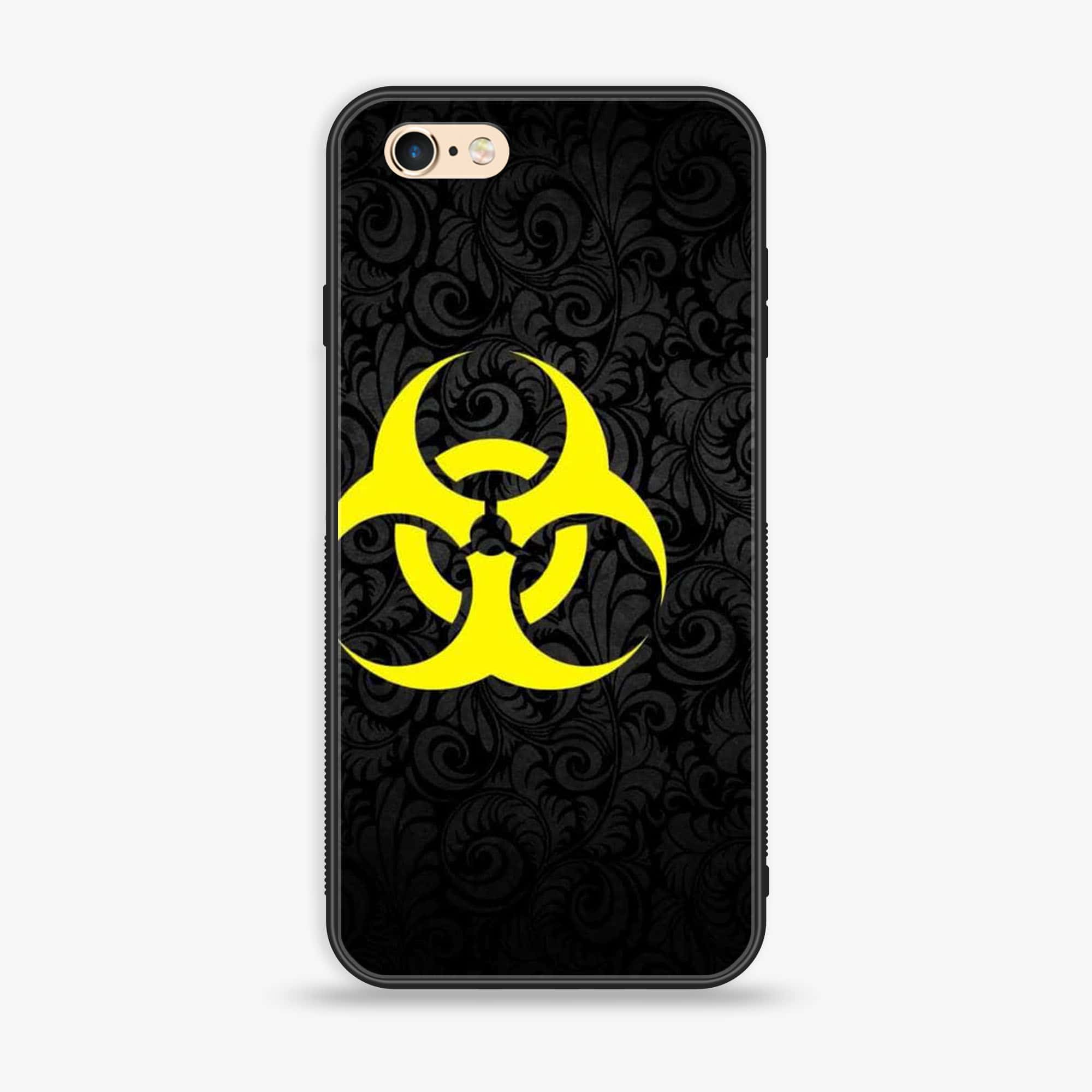 iPhone 6 - Biohazard Sign Series - Premium Printed Glass soft Bumper shock Proof Case