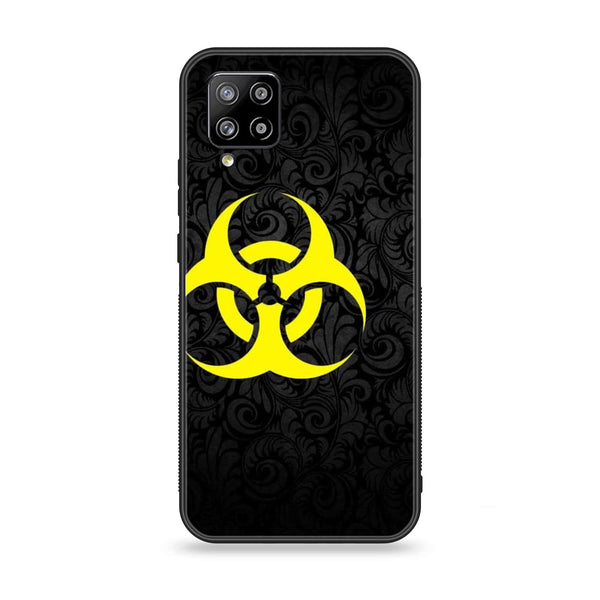 Samsung Galaxy A42 5G - Biohazard Sign Design 10  - Premium Printed Glass soft Bumper shock Proof Case CS-24183