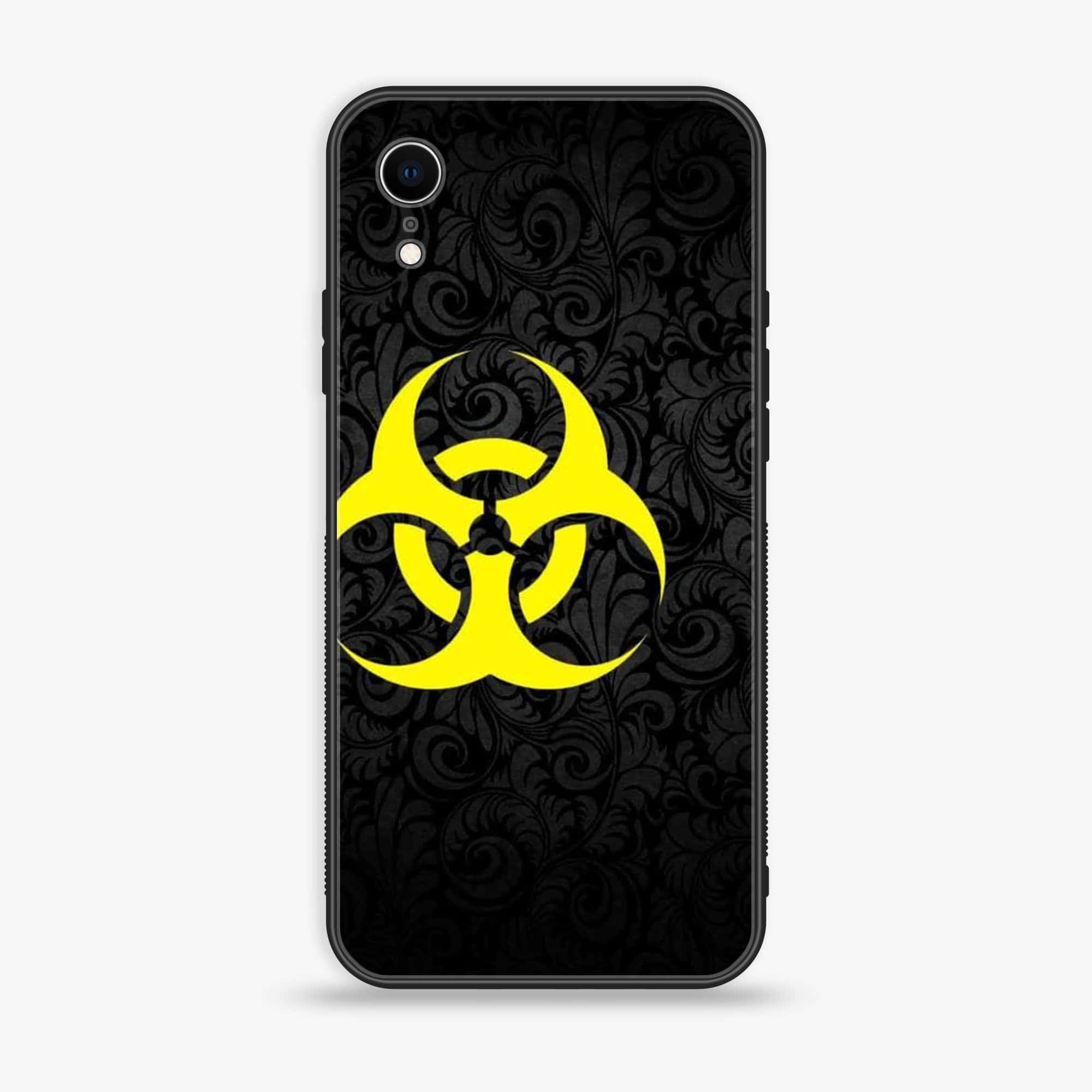 iPhone XR - Biohazard Sign - Premium Printed Glass soft Bumper shock Proof Case