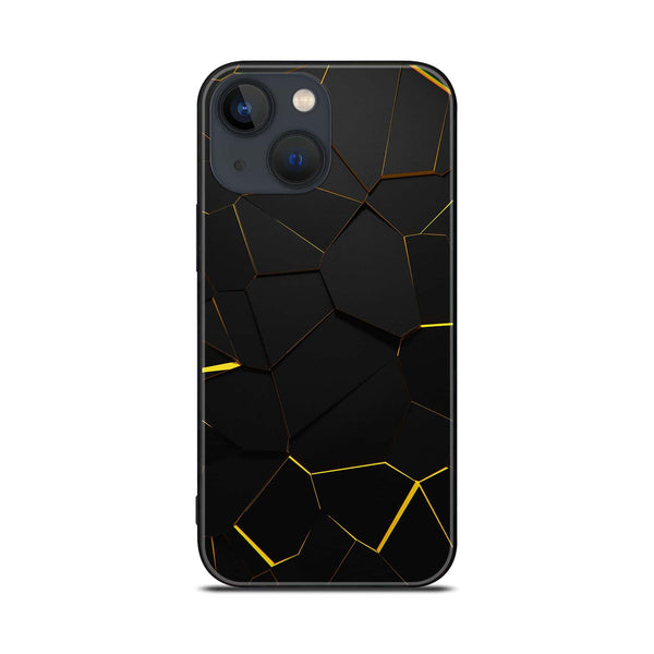 iPhone 14  - 3D  Design 3   - Premium Metal Printed soft Bumper shock Proof Case  CS-30302