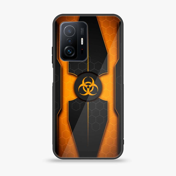 Xiaomi 11T/ 11T Pro  - Biohazard Sign Design 2  - Premium Printed Glass soft Bumper shock Proof Case CS-39468 CS-35096