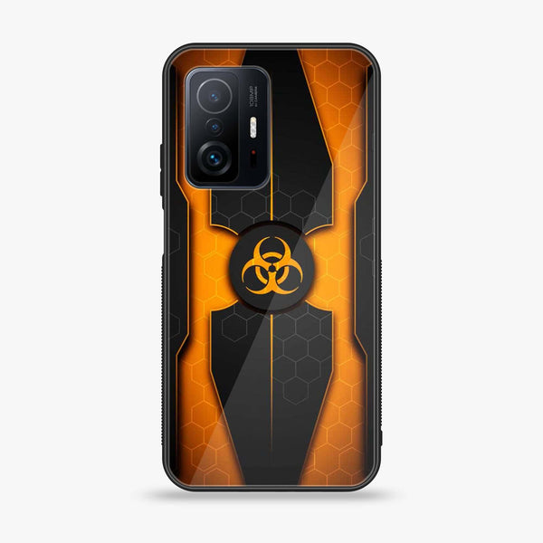 Xiaomi 11T Pro - Biohazard Sign Series  Design 2Premium Printed Glass soft Bumper shock Proof Case CS-18869