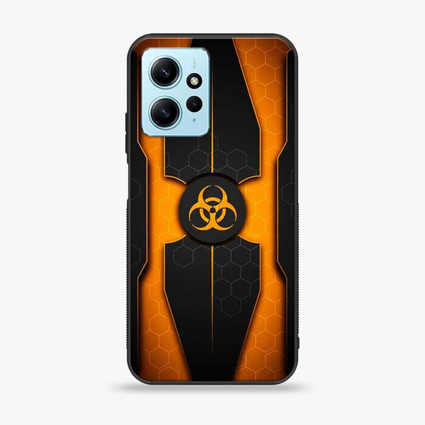 Xiaomi Redmi Note 12 - Biohazard Sign Series  Design 2 Premium Printed Glass soft Bumper shock Proof Case  CS-20276