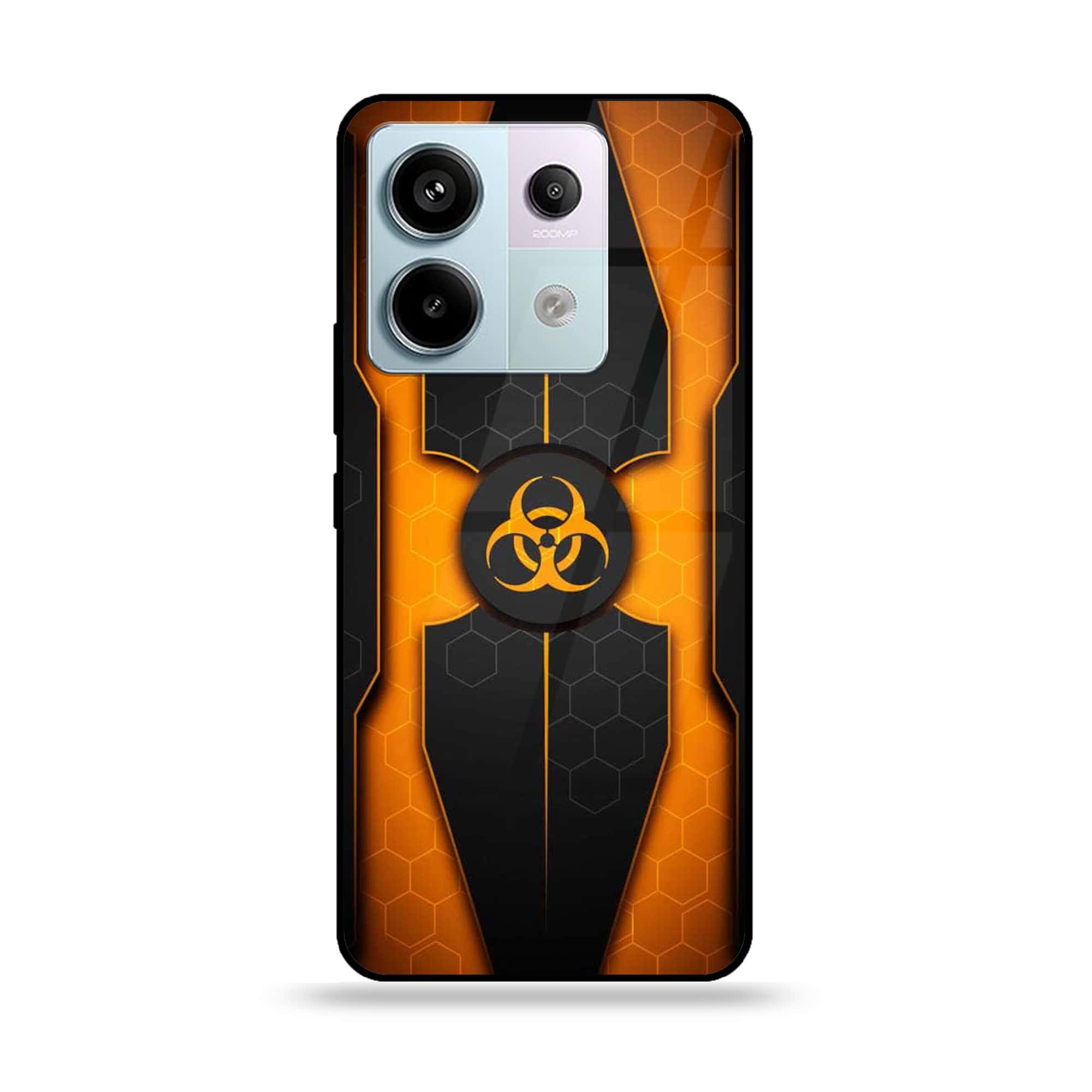 Redmi Note 13 - Biohazard Sign Series - Premium Metal Printed soft Bumper shock Proof Case