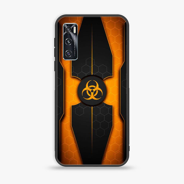 Vivo V20 SE Biohazard Sign Design 2 V 2.0 Premium Printed Glass soft Bumper shock Proof Case CS-36947