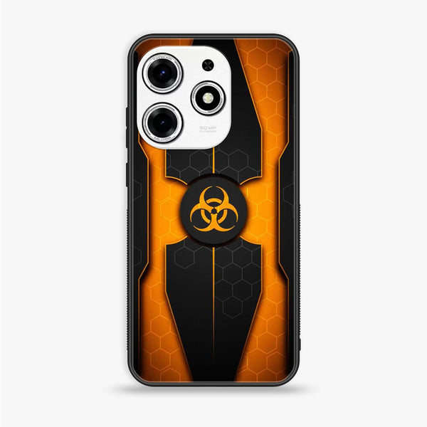 Tecno Spark 10 Pro - Biohazard Sign Design 2 - Premium Printed Glass soft Bumper shock Proof Case CS-15309 CS-22950