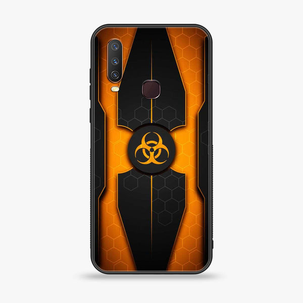 vivo y15/y17/y12 - Biohazard Sign Design 2 - Premium Printed Glass soft Bumper shock Proof Case CS-24221