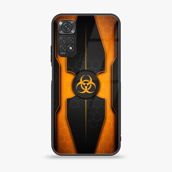 Xiaomi Redmi Note 11 Pro/Note 12 Pro - Biohazard Sign Design 2 - Premium Printed Glass soft Bumper shock Proof Case CS-23050