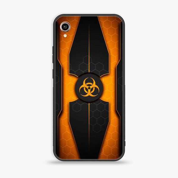 Vivo Y90 - Biohazard Sign Design 2- Premium Printed Glass soft Bumper shock Proof Case CS-12789